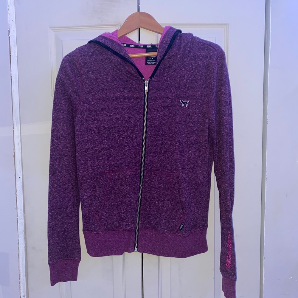 VS Pink zip-up hoodie